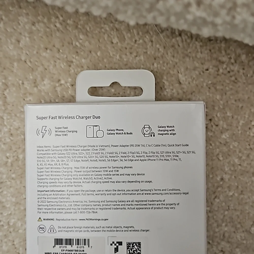 Samsung wireless charger